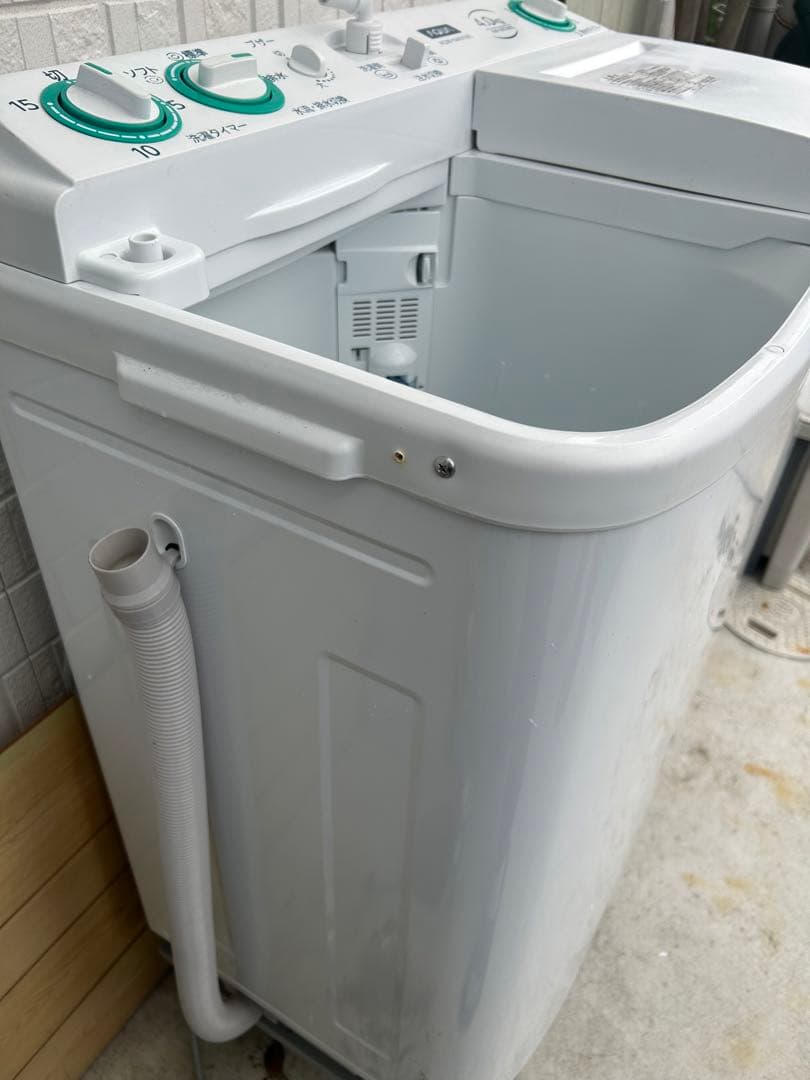 2023年製AQUA 二槽式洗濯機 AQW-N401 現地引き取り限定