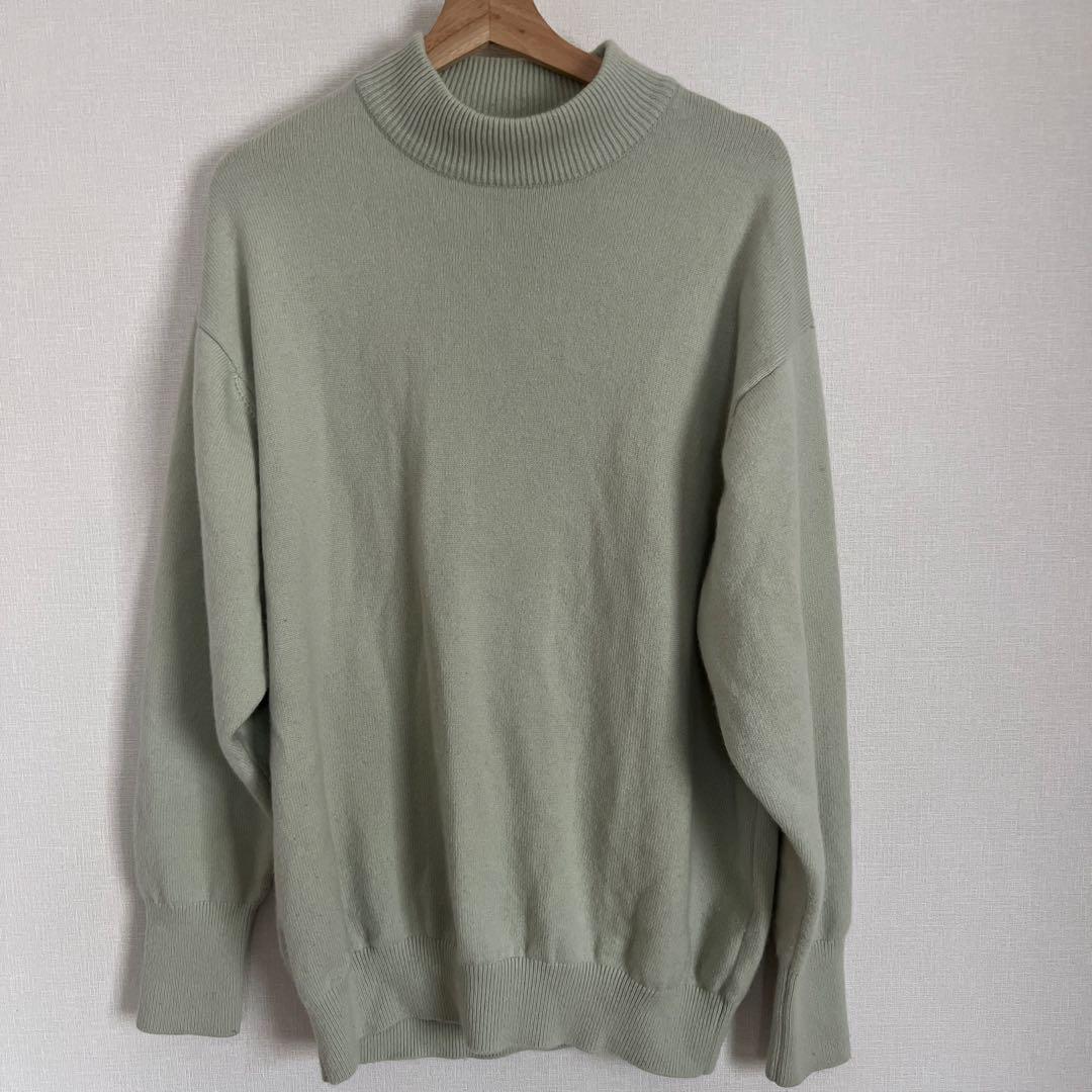 お得　ヘリル19awカシミアモックセーター