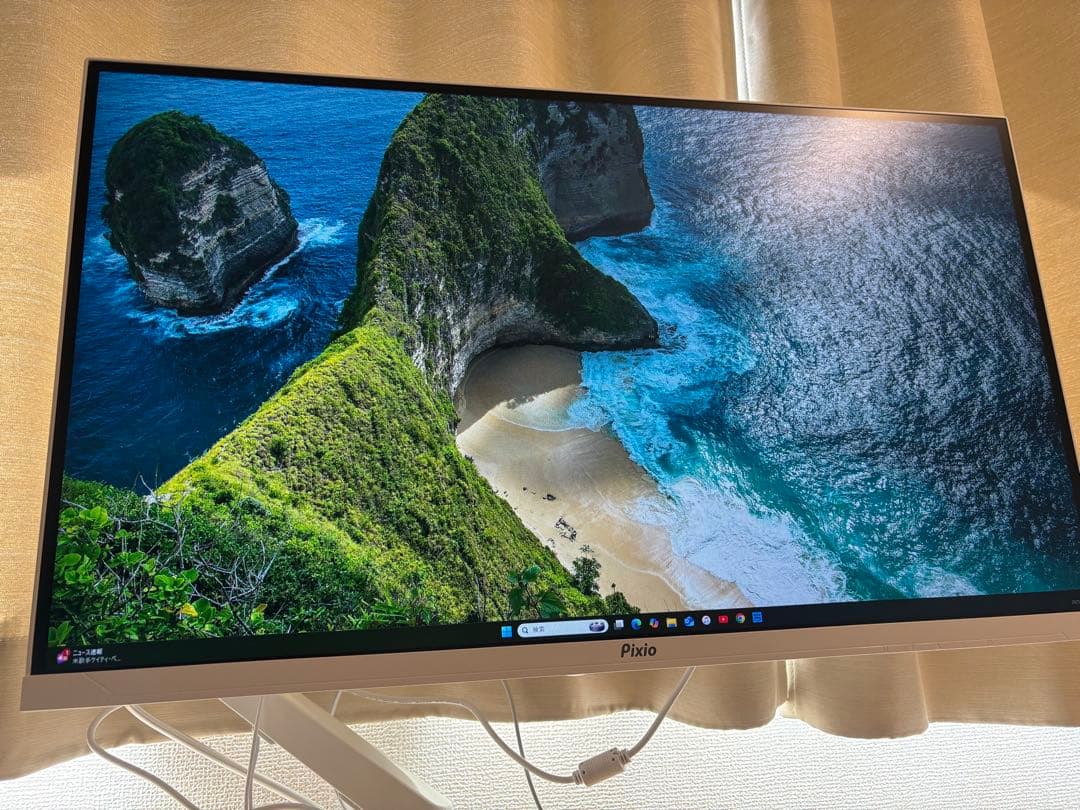 Pixio PX278 WAVE ゲーミングモニター 27インチ　ホワイト