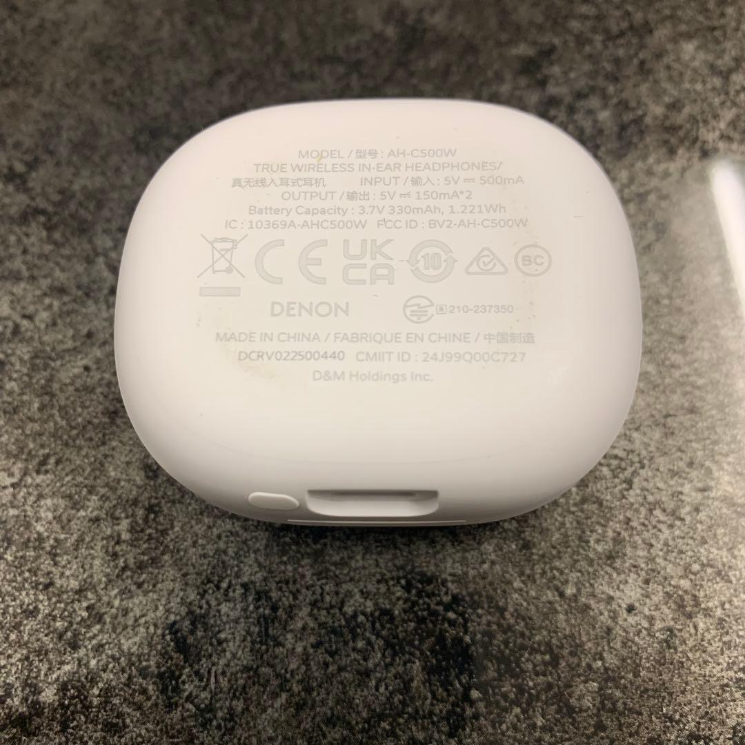 DENON AHC500WWTEM 完全ワイヤレスイヤホン