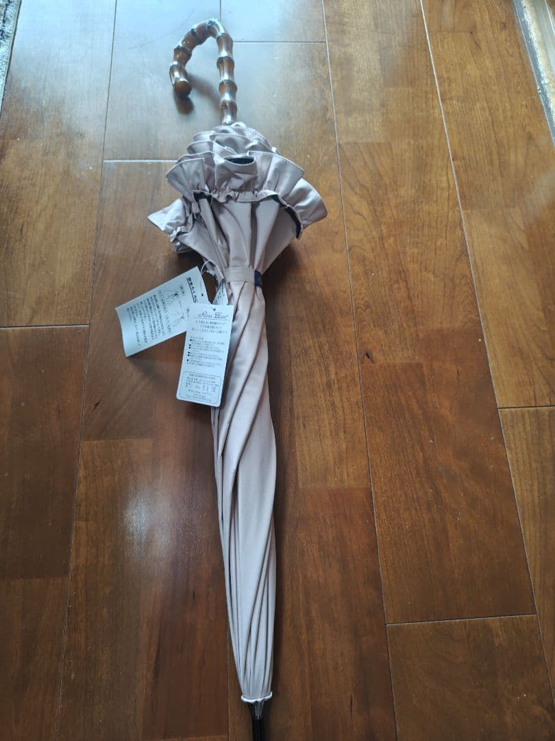 芦屋ロサブラン　フリル日傘 　ミドル　55センチ　ピンク　新品未使用