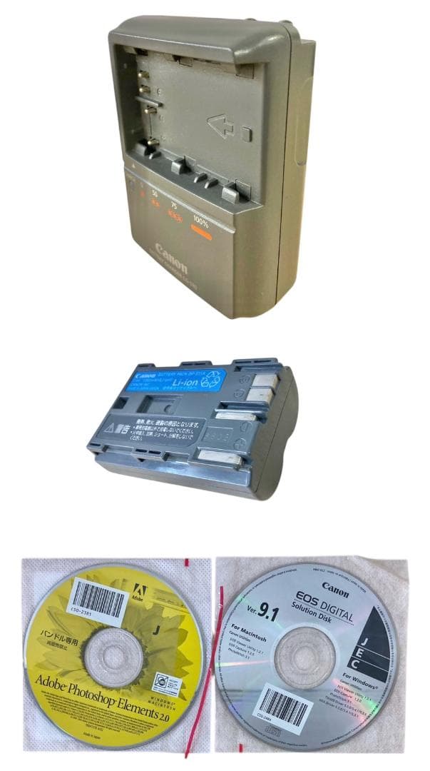 ★良品★ Canon EOS 20D 一眼レフカメラボディ レンズアダプタセット