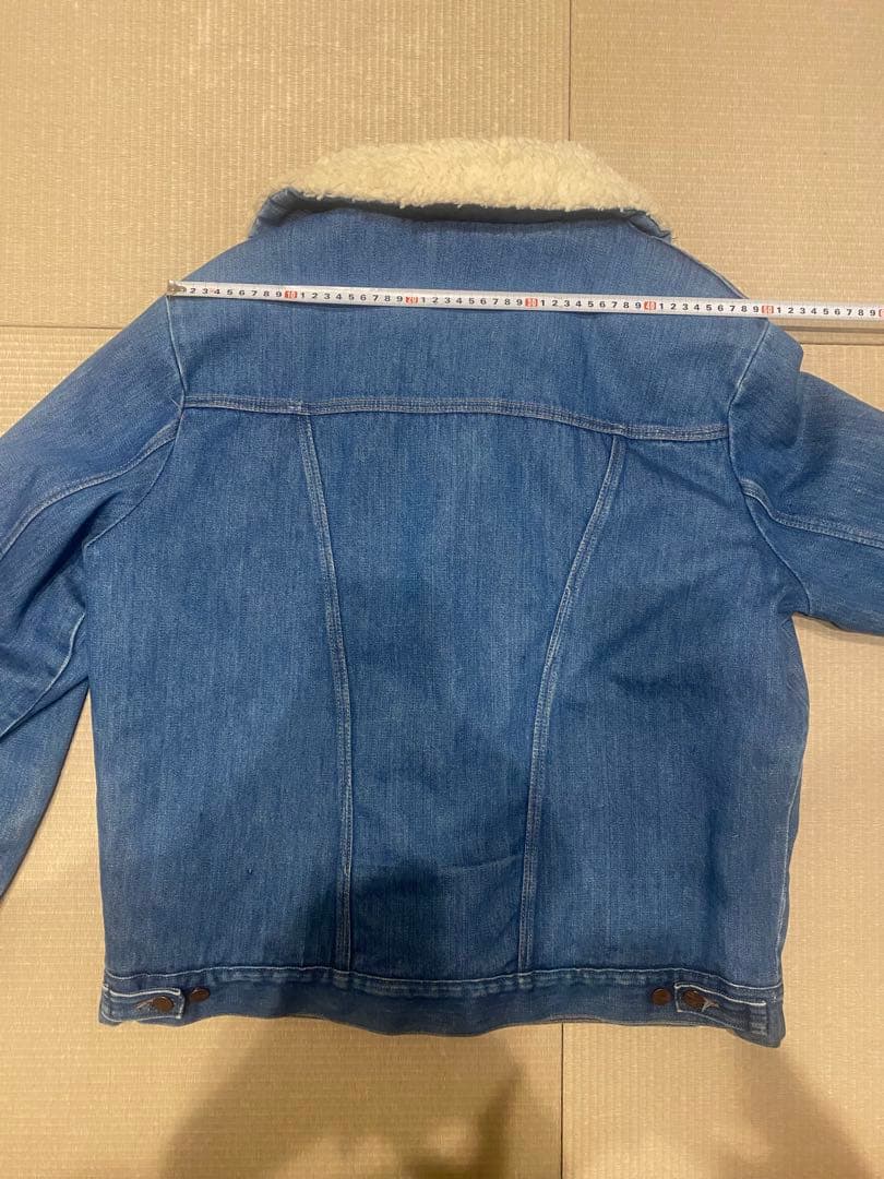 ア*サ様 70s〜80 sWrangler ボア襟付きGジャンXL