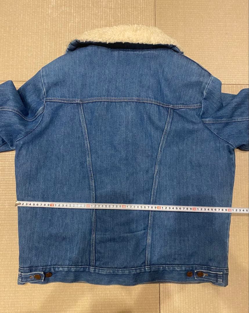 ア*サ様 70s〜80 sWrangler ボア襟付きGジャンXL