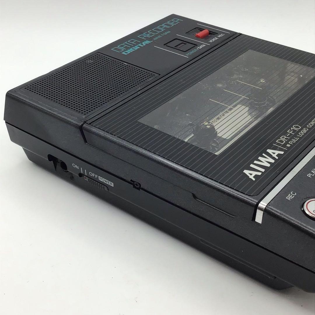 AIWA DR-F10 カセットレコーダー ブラック アイワ ACアダプター付