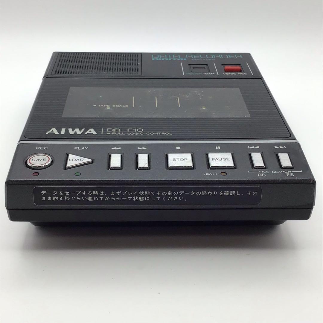 AIWA DR-F10 カセットレコーダー ブラック アイワ ACアダプター付