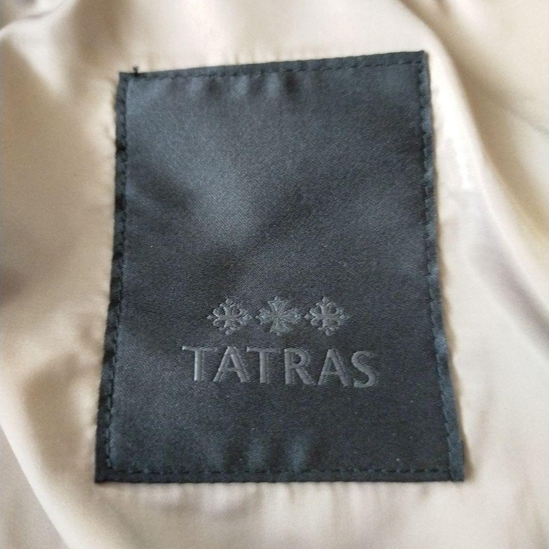直営店限定 TATRAS 23AW ORJAN ロゴ刺繍 エコファーブルゾン