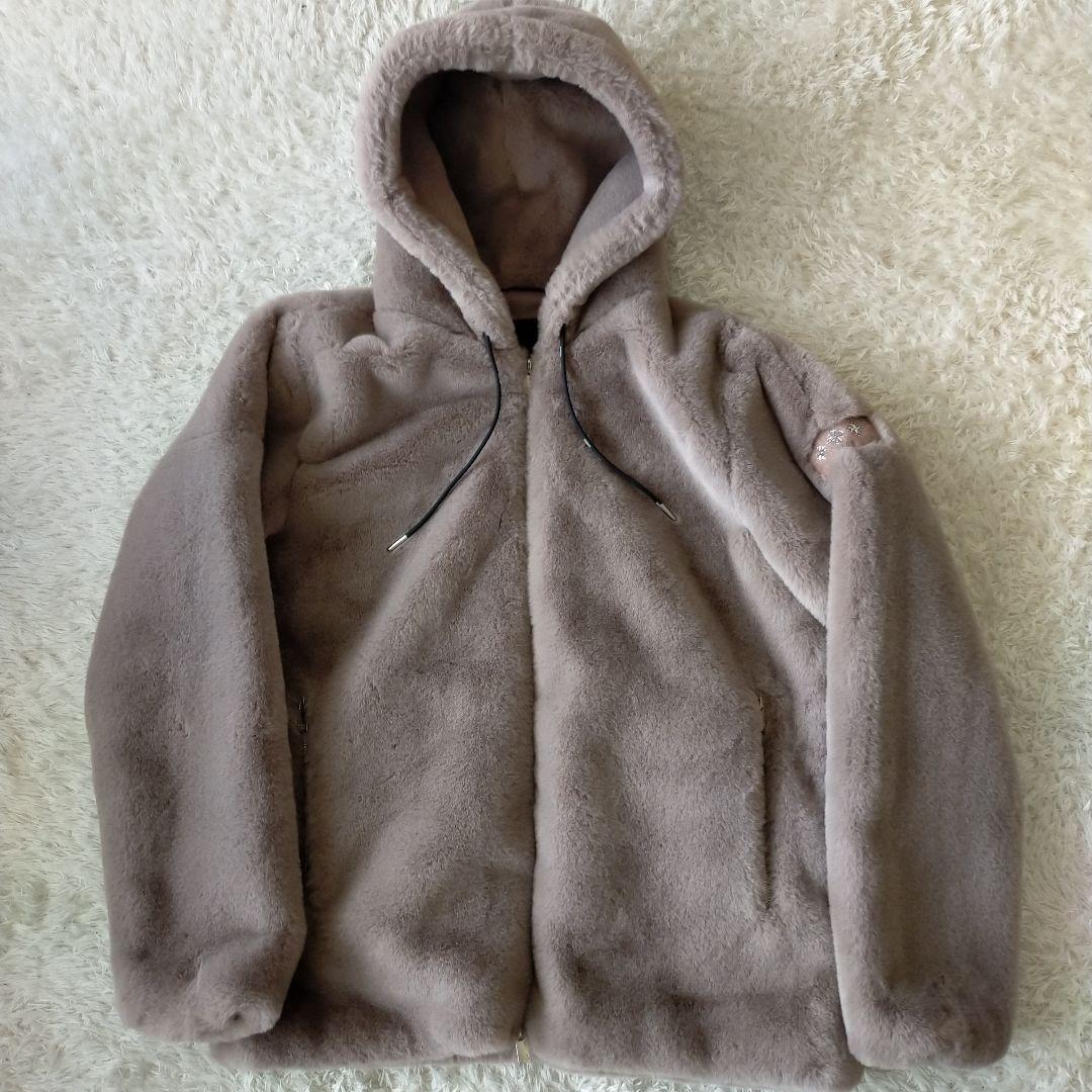 直営店限定 TATRAS 23AW ORJAN ロゴ刺繍 エコファーブルゾン