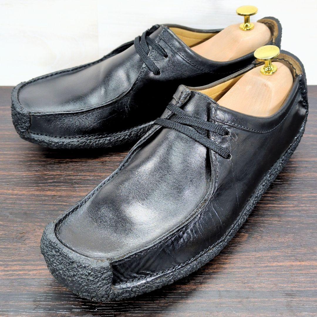 クラークス 26.5cm ワラビー ナタリー ブラック S457