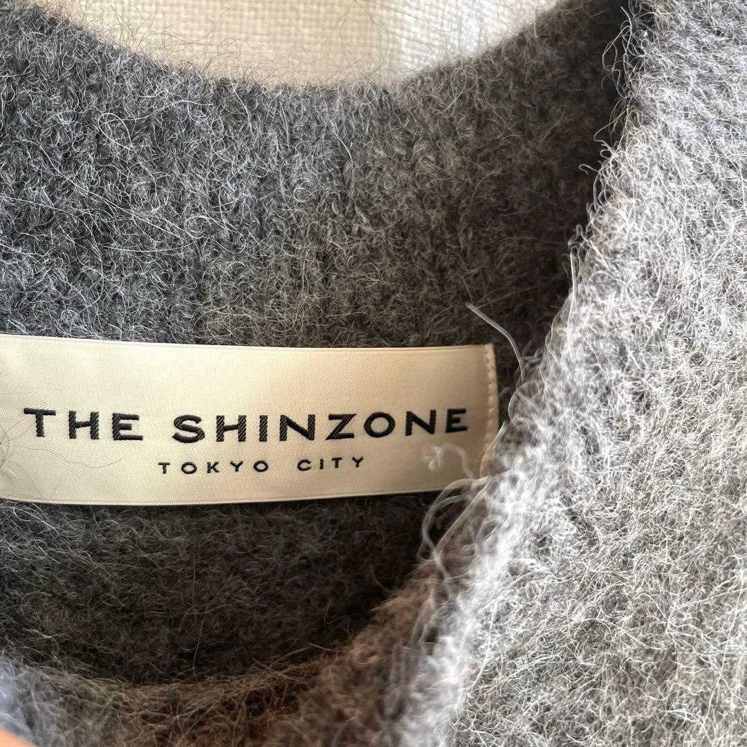 【お値下げ】シンゾーン★アルパカ ベスト クルーネック ワイド 無地