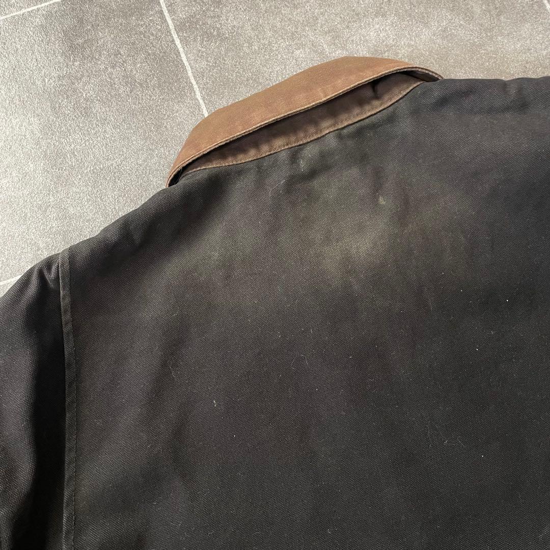 90's W.BEAR ダックアクティブジャケット 黒 ワークブルゾン