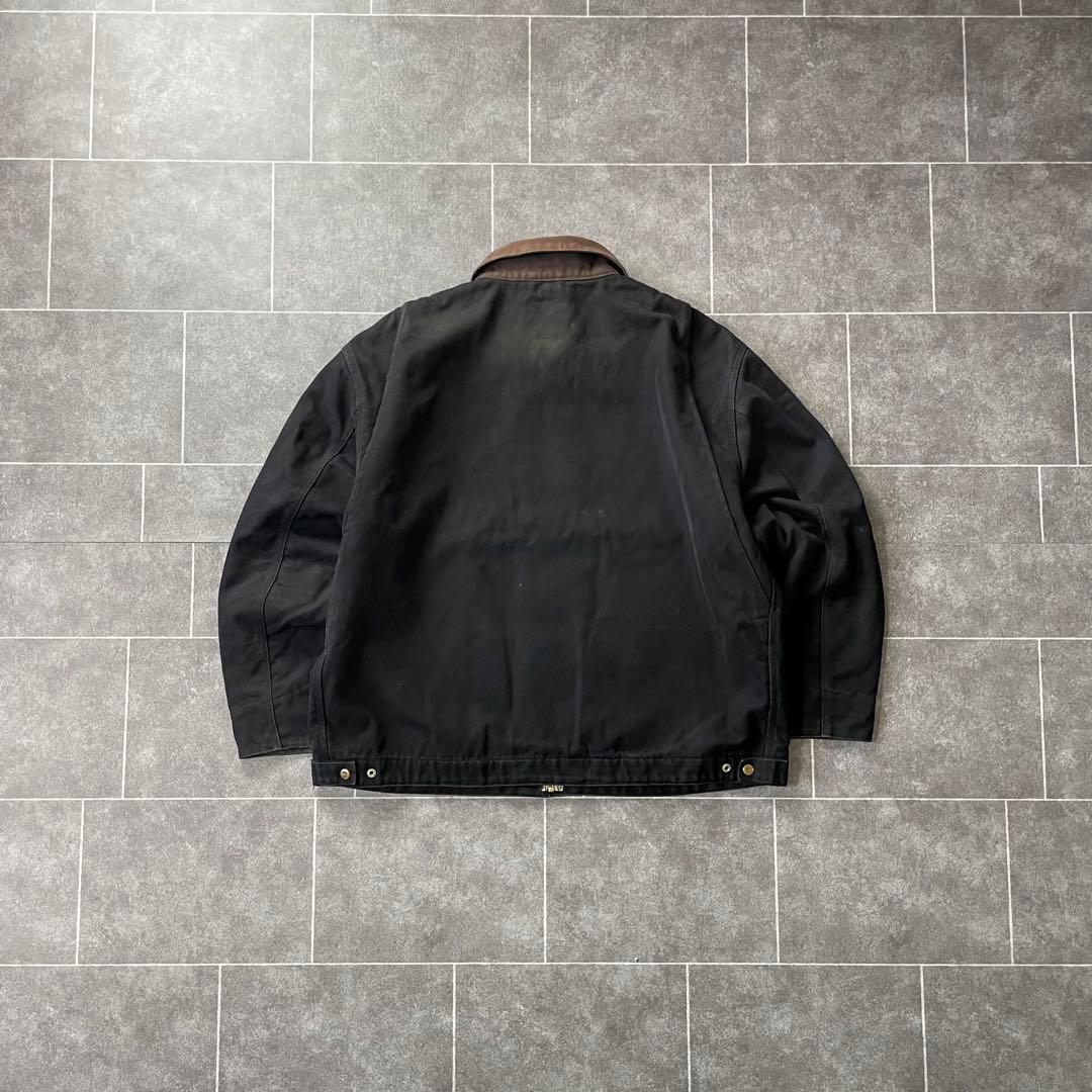 90's W.BEAR ダックアクティブジャケット 黒 ワークブルゾン