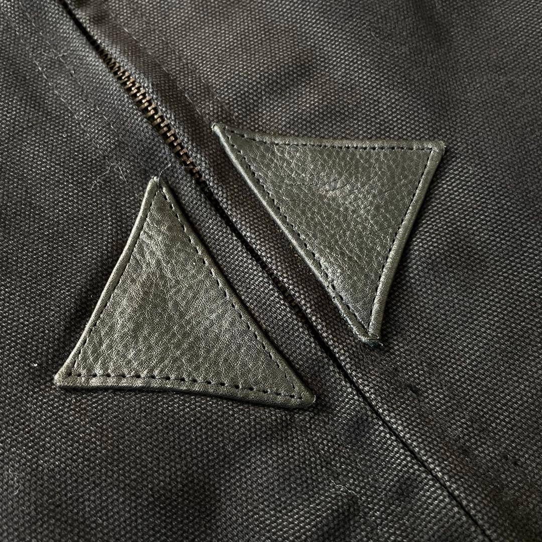 90's W.BEAR ダックアクティブジャケット 黒 ワークブルゾン