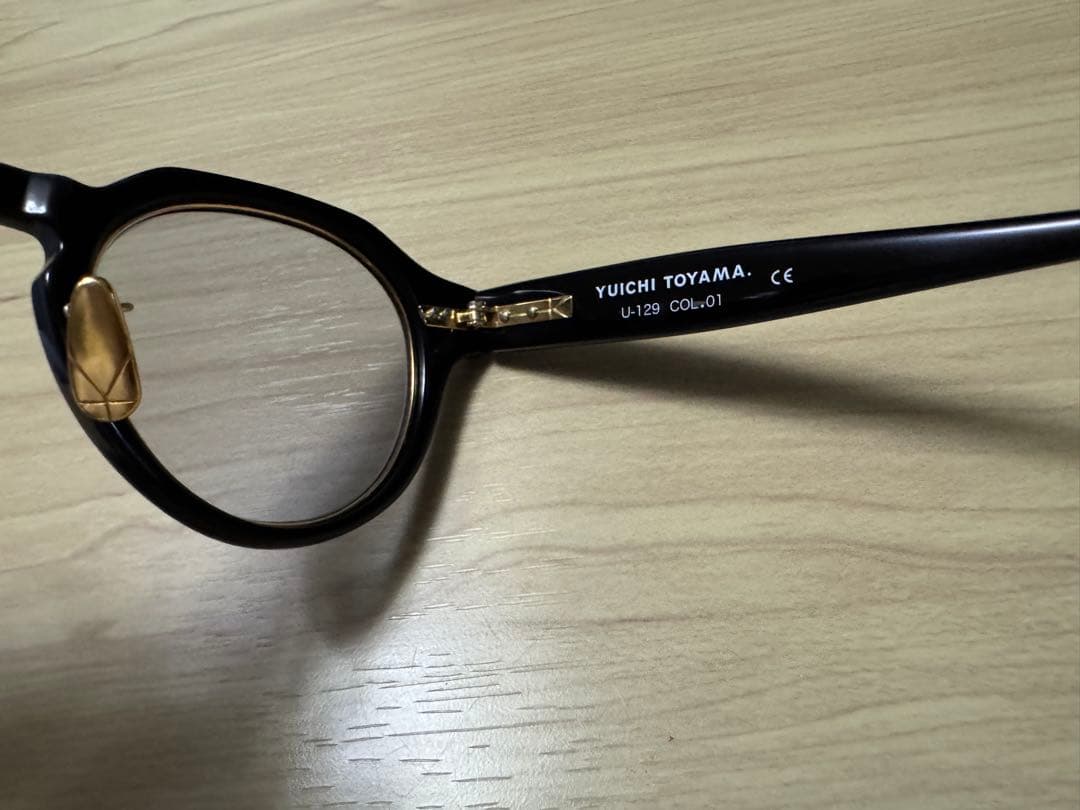 ユウイチトヤマ YUICHI TOYAMA U-129 COL.01 メガネ