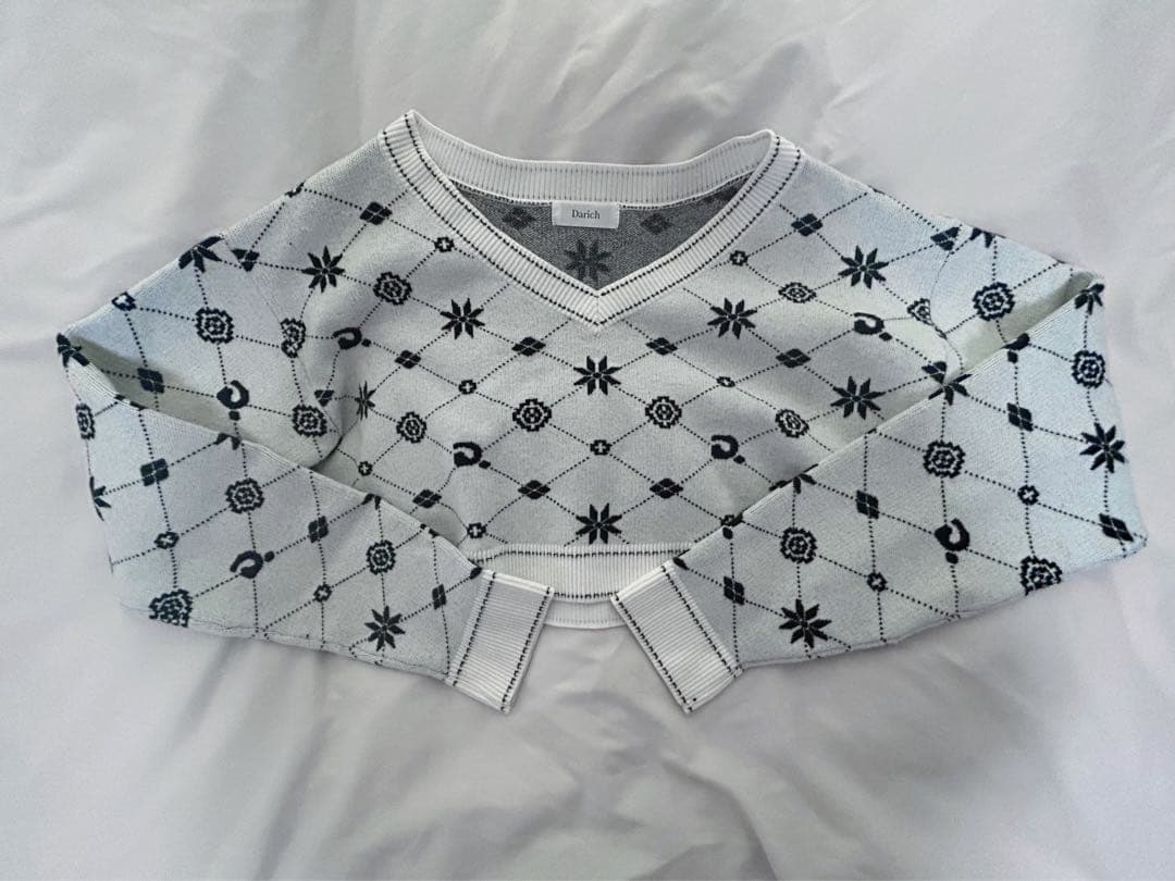 Darich アンサンブルスノーロゴニットミニワンピース