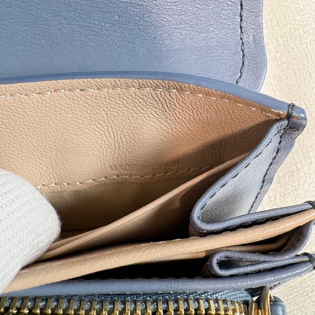 Chloe aby アビー　レザーロングウォレット　南京錠チャーム