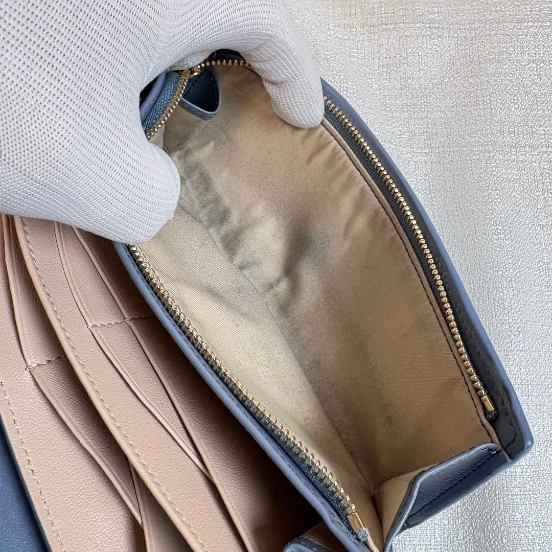 Chloe aby アビー　レザーロングウォレット　南京錠チャーム