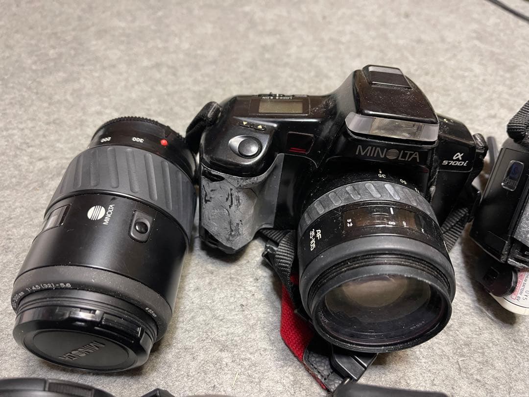 カメラ　まとめ4台CANON 　MINLTA　PENTAX ジャンク