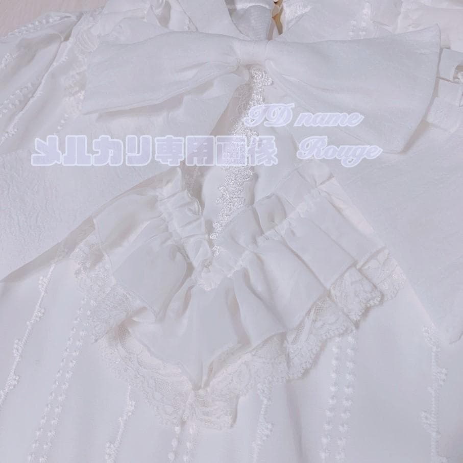 新品未使用　MR corset　MAJOH　リボンブラウス　薔薇　レース　天使