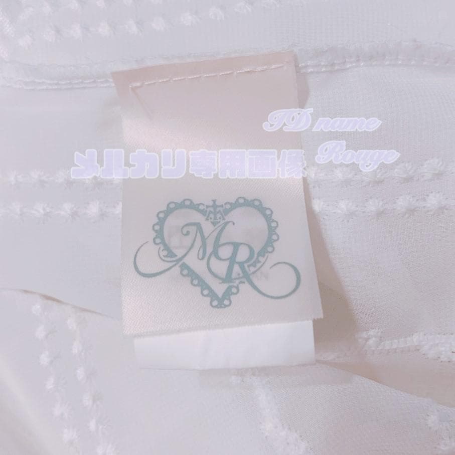 新品未使用　MR corset　MAJOH　リボンブラウス　薔薇　レース　天使