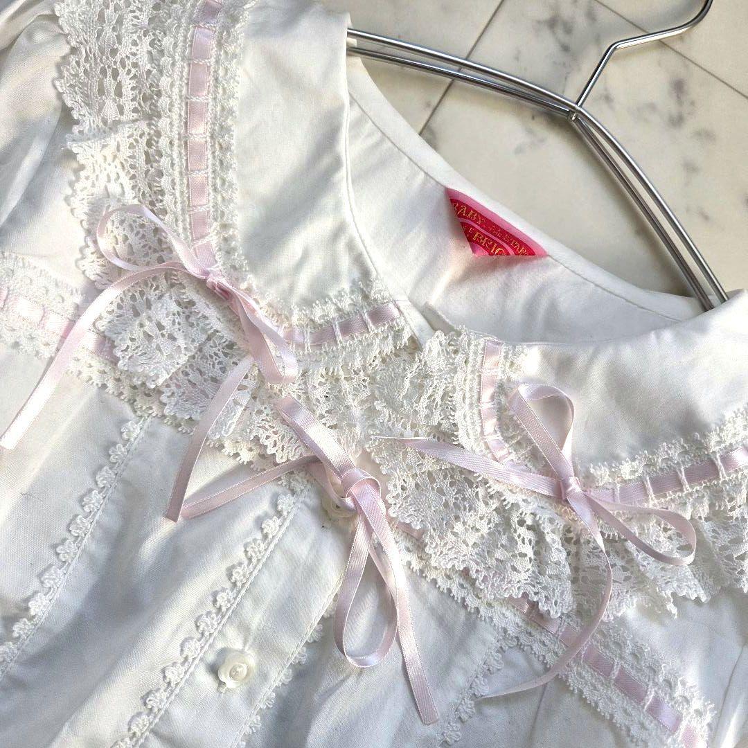 ベイビーザスターズシャインブライト ブラウス フリルレース　リボン