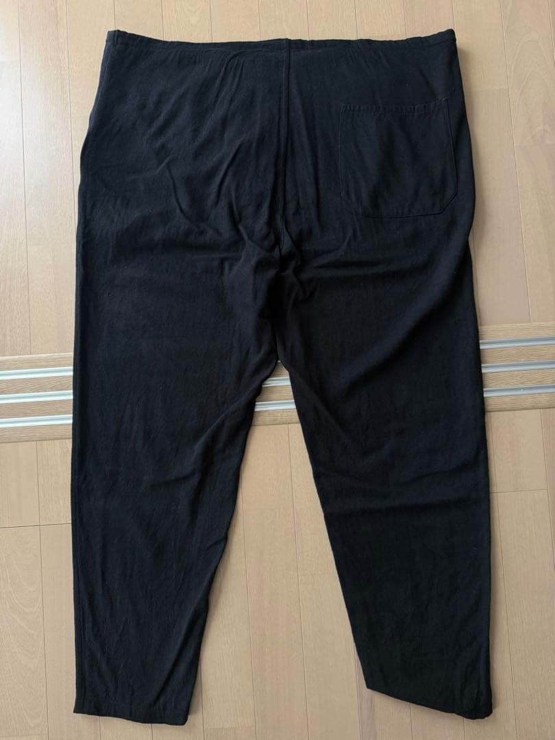 comoli シルクネップ ドローストリングパンツ