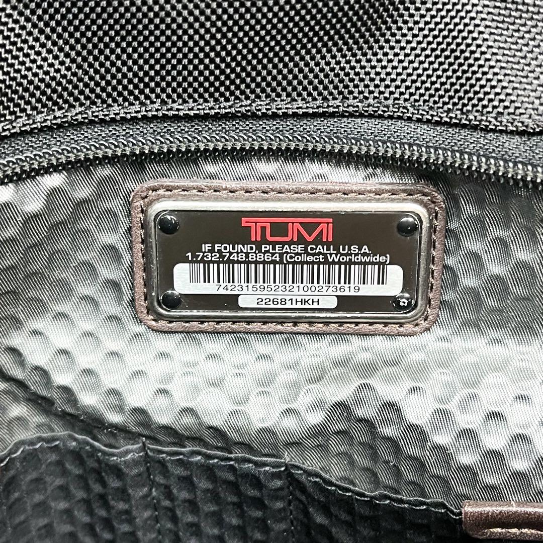 極美品 TUMI ALPHA BRAVO KNOX リュック 大容量 レザー