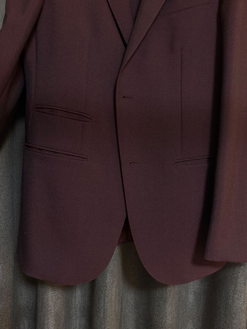 【GUCCI 】メンズ スーツ赤(上下) 美品