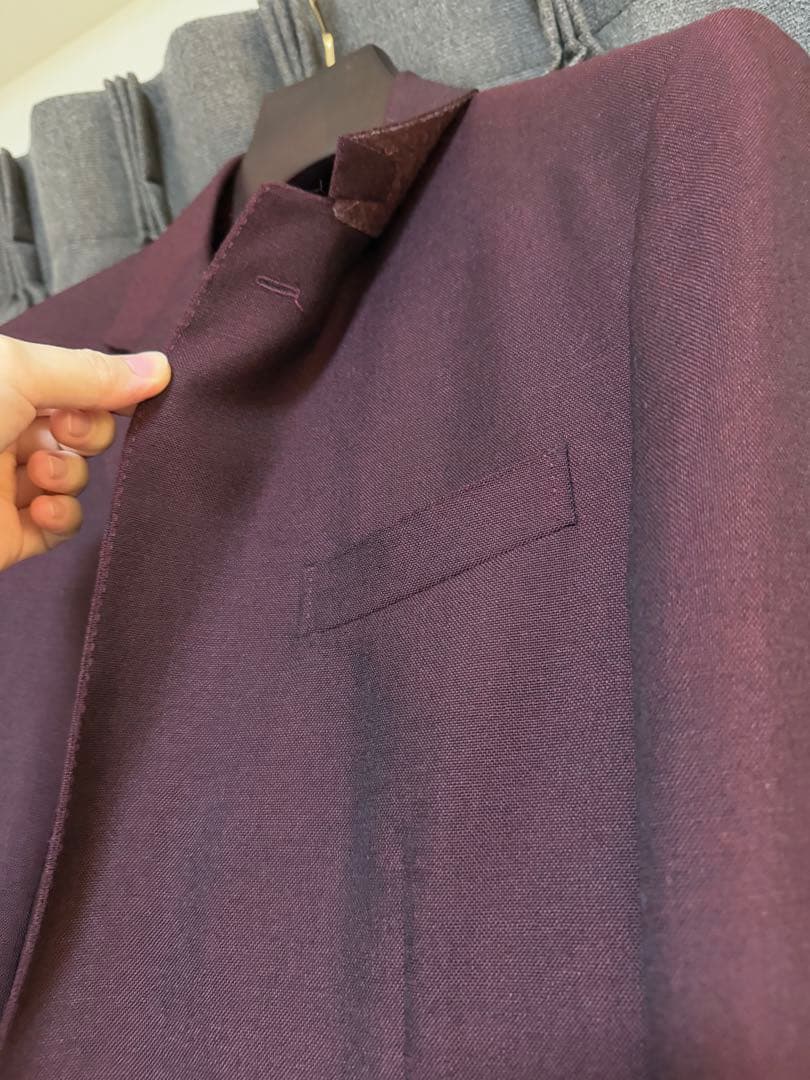 【GUCCI 】メンズ スーツ赤(上下) 美品