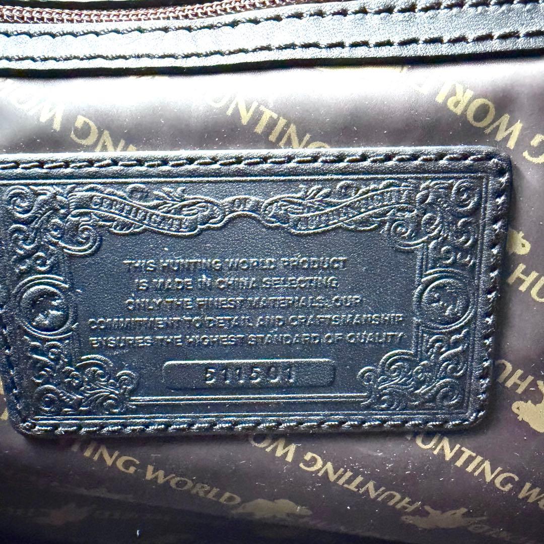 極美品✨ ハンティングワールド×ベンツ コラボ ボストンバッグ 2way 黒