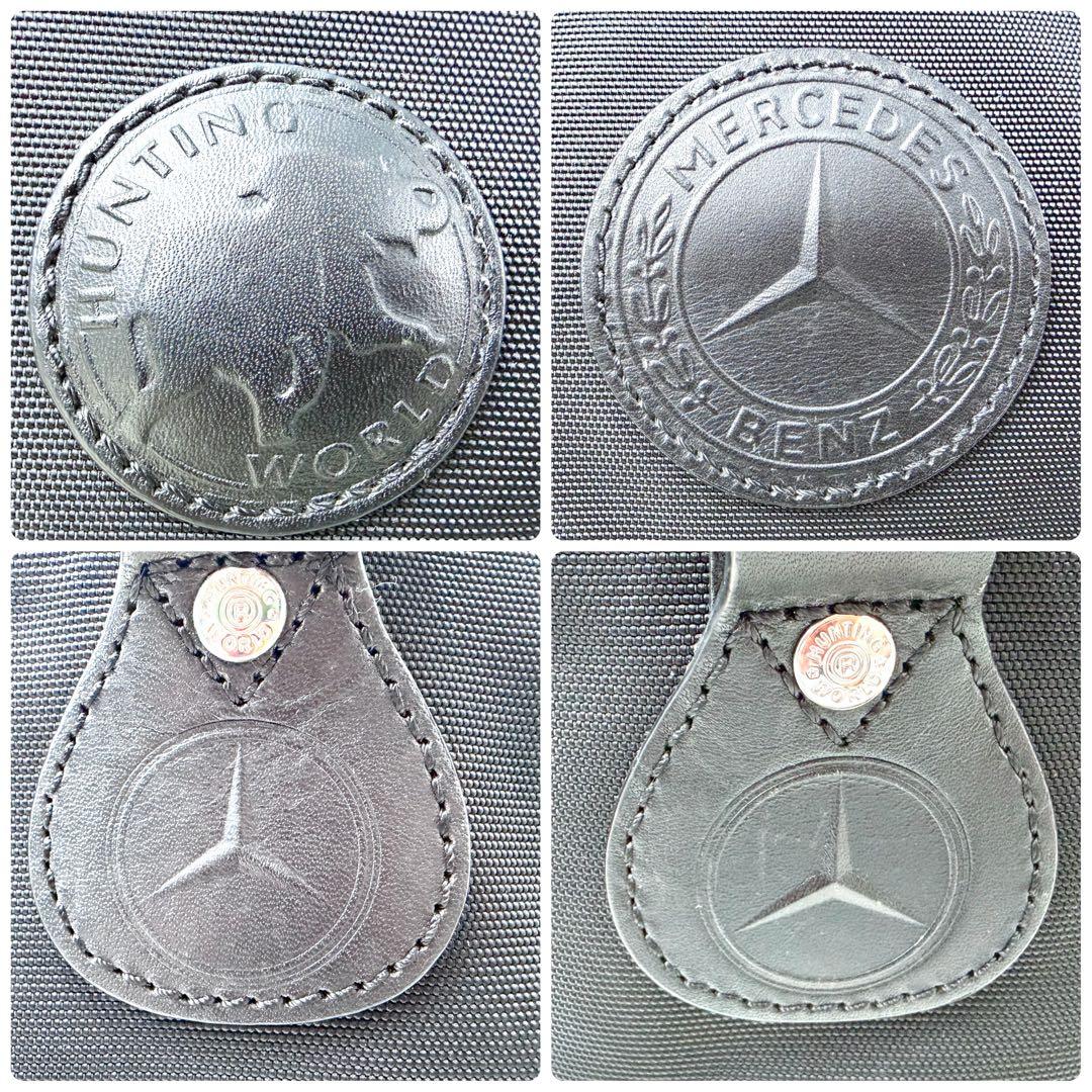 極美品✨ ハンティングワールド×ベンツ コラボ ボストンバッグ 2way 黒