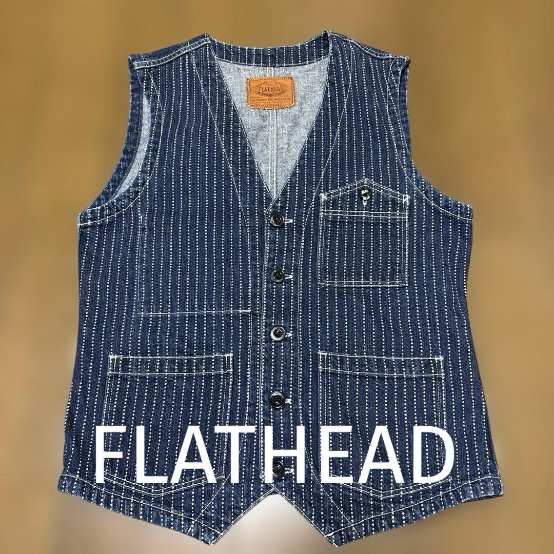 FLATHEAD ウォバッシュストライプデニムベスト
