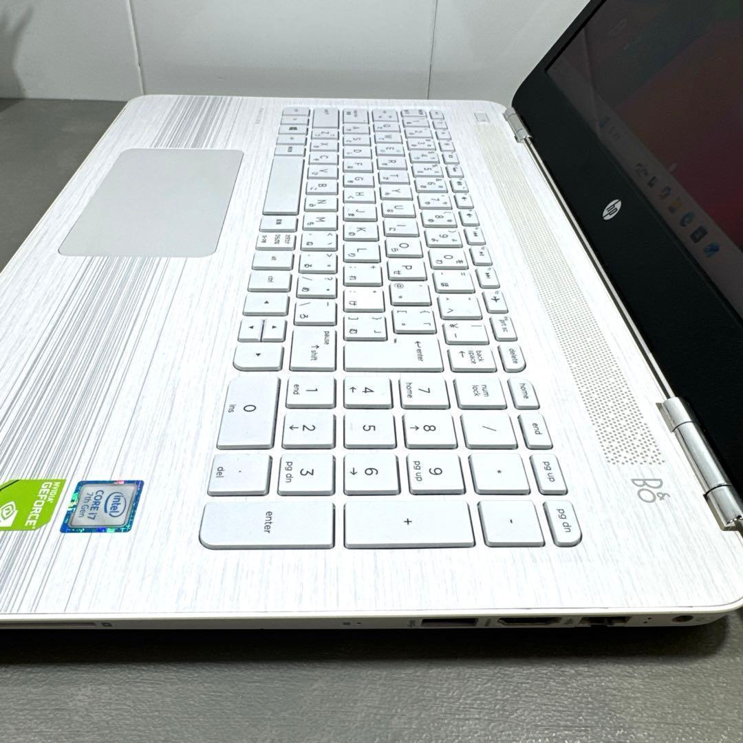 【高性能】HPブリザードホワイト☘corei7☘NVMe256+1TB