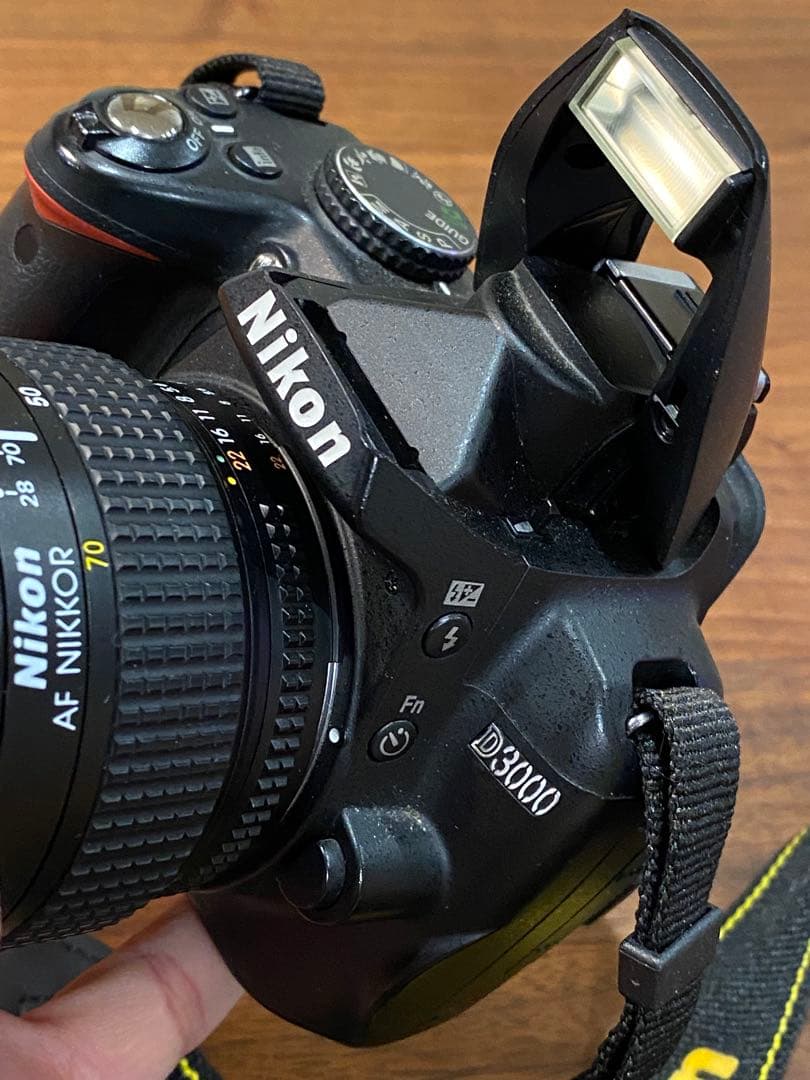 Nikon CCDD3000 デジタル一眼　ニッコール28-70 レンズ付動作品