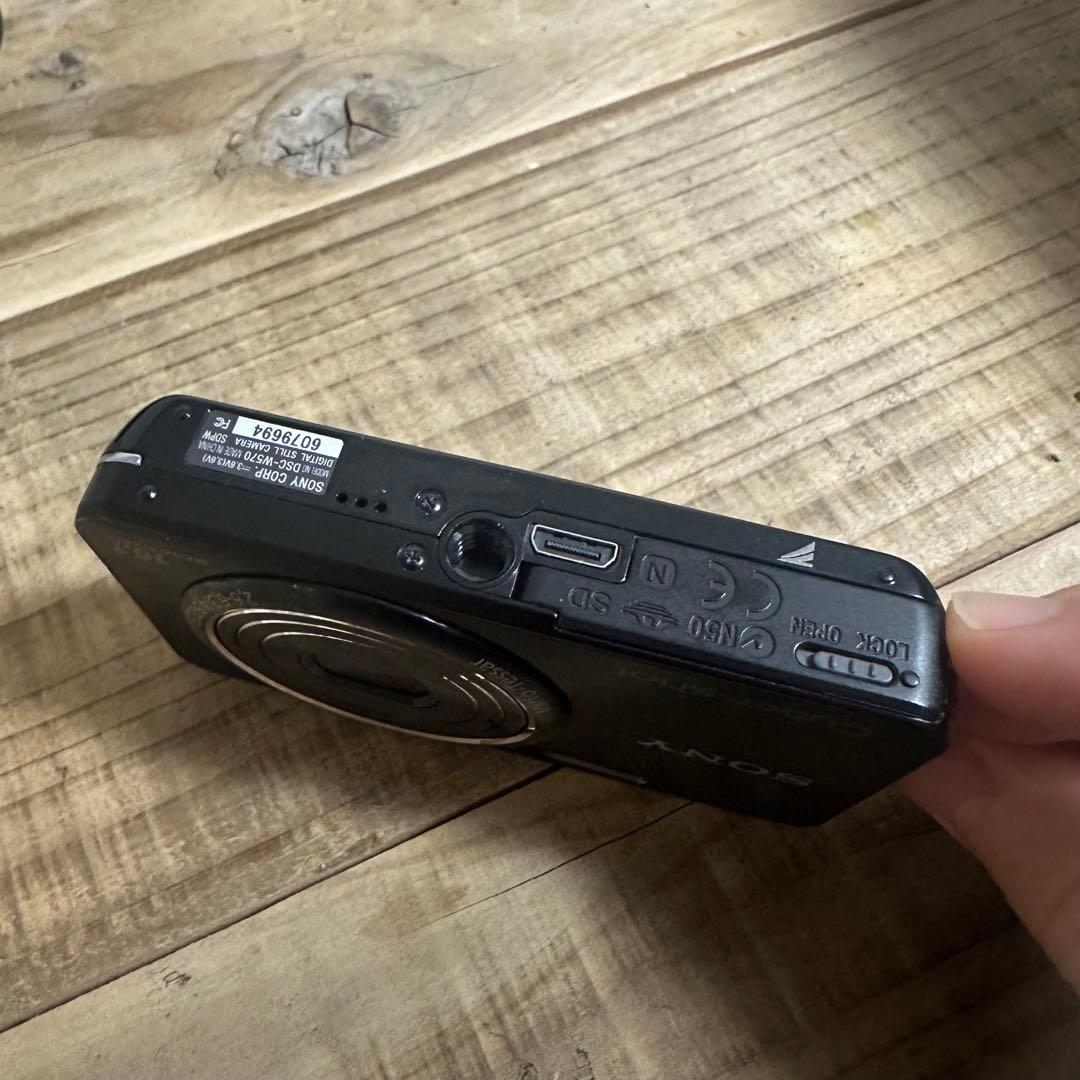 【注意点要確認】SONY Cyber-shot DSC-W570 ブラック