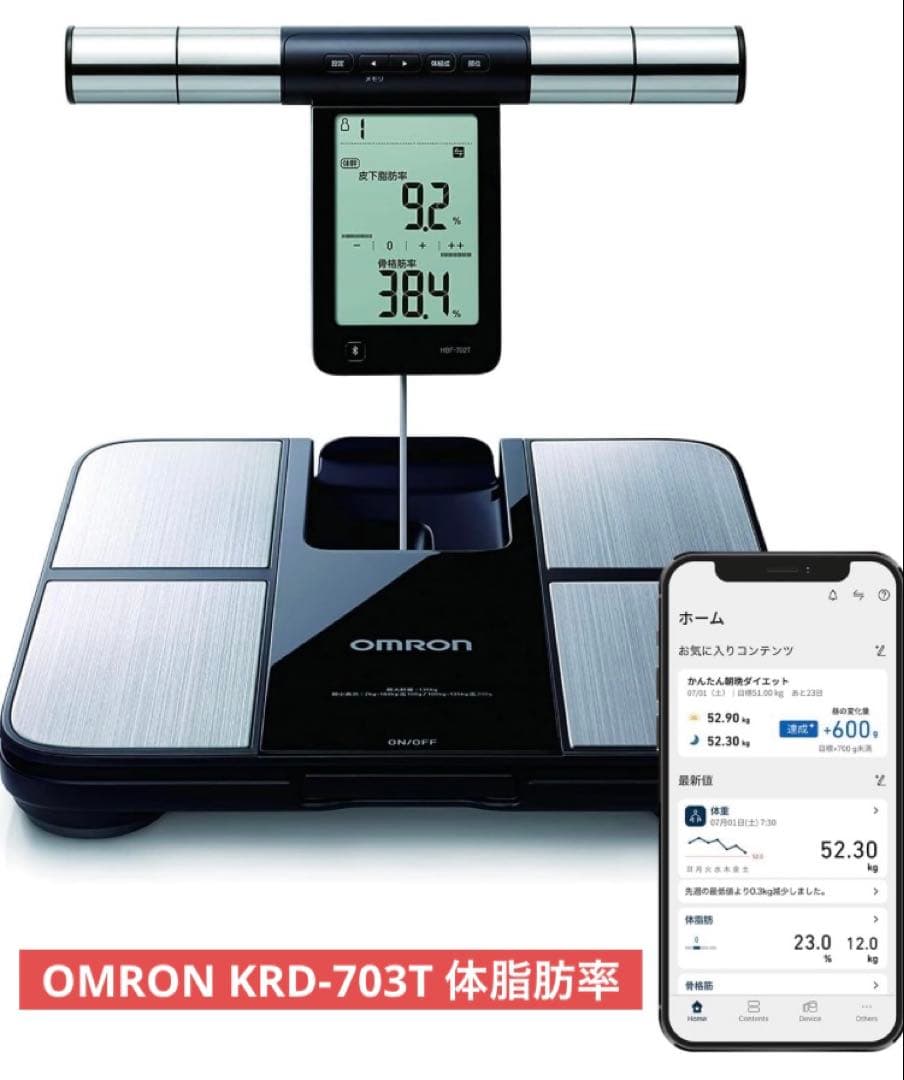 OMRON KRD-703T 体脂肪率