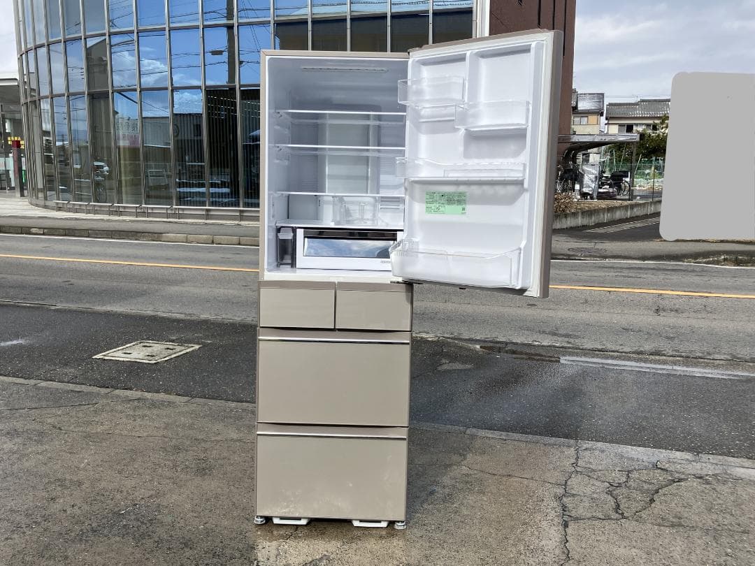愛知岐阜/送料無料★日立　470L冷蔵庫　R-HWS47K-XN　2019年製