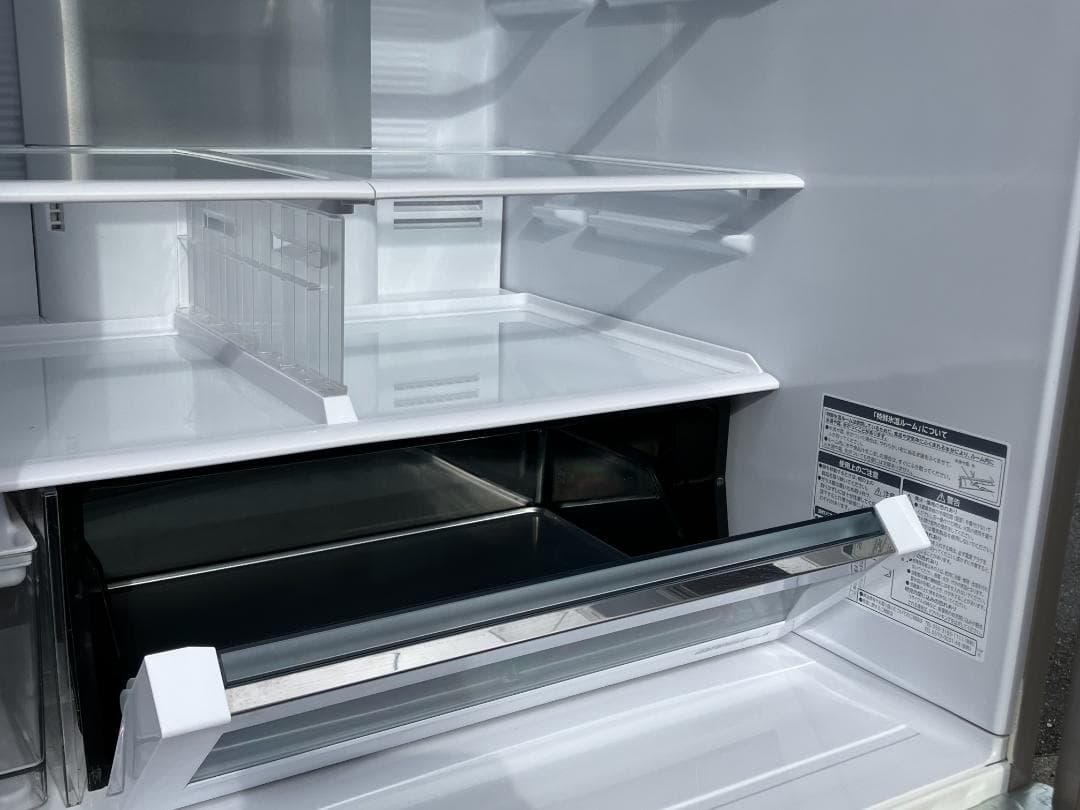 愛知岐阜/送料無料★日立　470L冷蔵庫　R-HWS47K-XN　2019年製