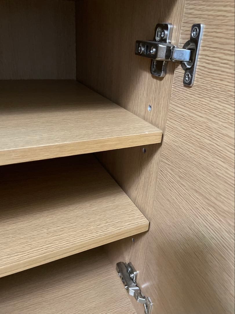 無印良品　オーク材・キャビネット大　サイドボード　廃盤　幅1200mm