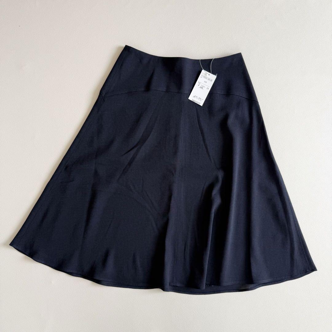 新品　エポカ　夏用　スーツ　ジョーゼット　ネイビー　38 ジャケット