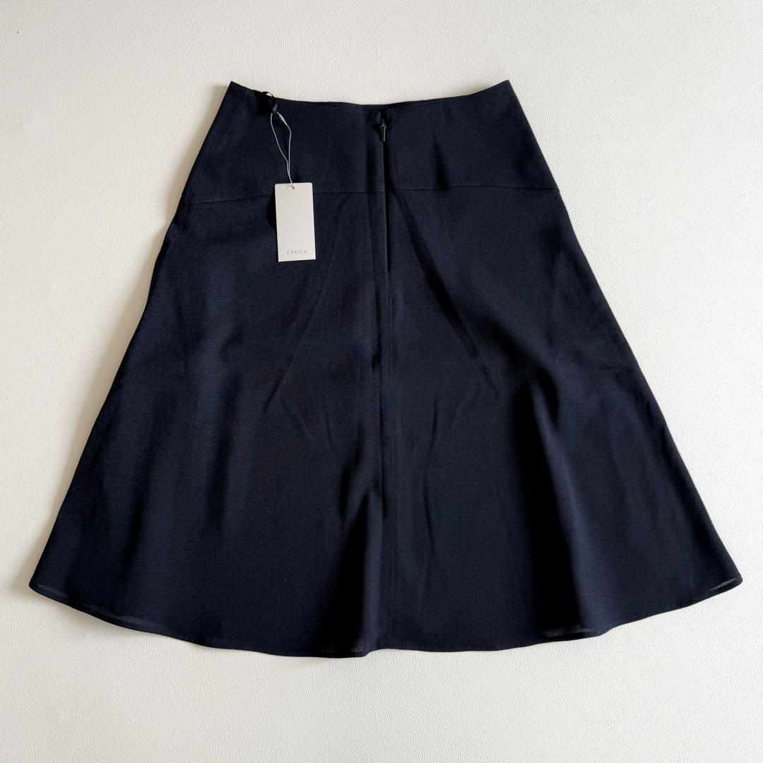 新品　エポカ　夏用　スーツ　ジョーゼット　ネイビー　38 ジャケット