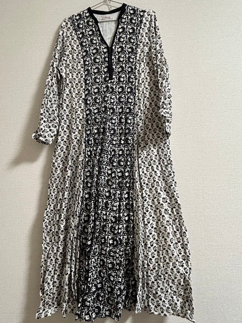 ヌキテパ　COTTON JQD COMBI DRESS