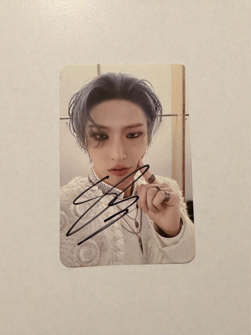 ATEEZ ミンギ　グッズ購入特典トレカ アジアツアーサイン入り