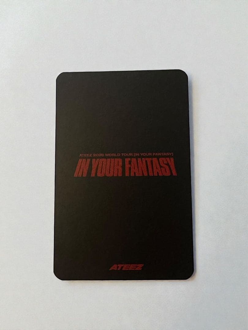 ATEEZ ミンギ　グッズ購入特典トレカ アジアツアーサイン入り