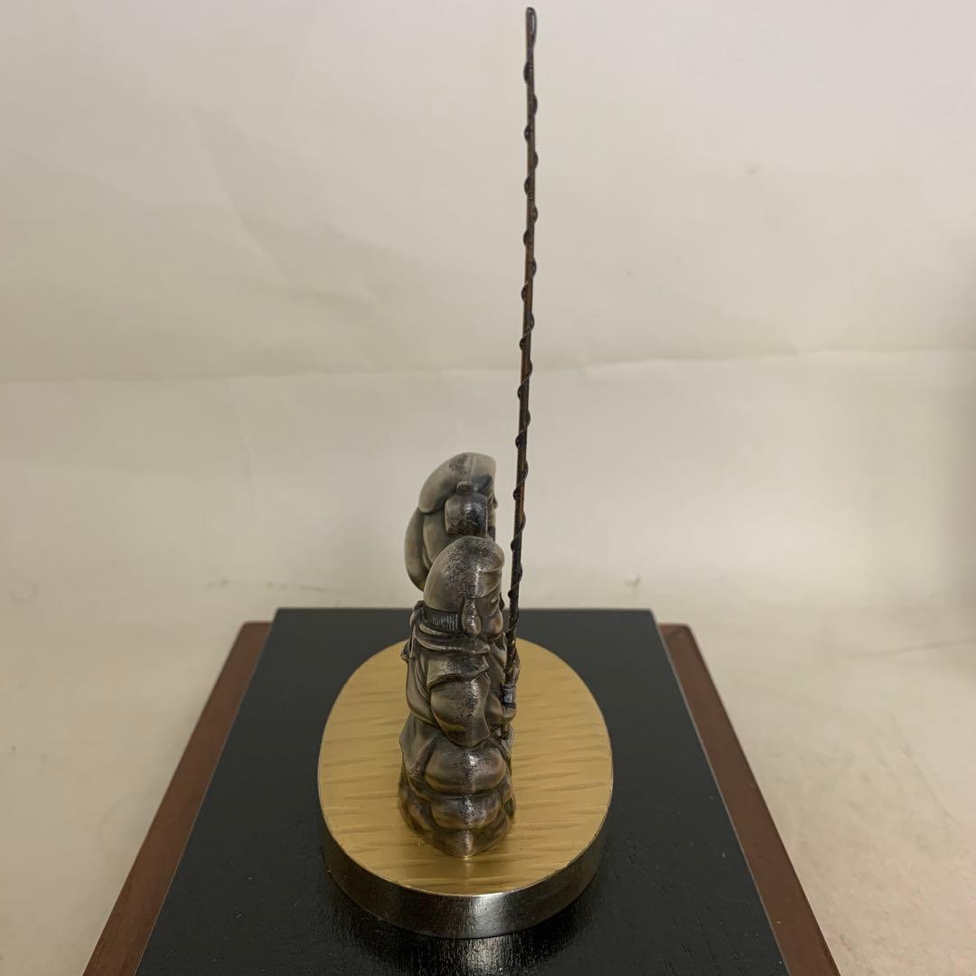 2*4様 銀製　恵比寿　大黒　　七福神　検索　純銀　950 925 置物