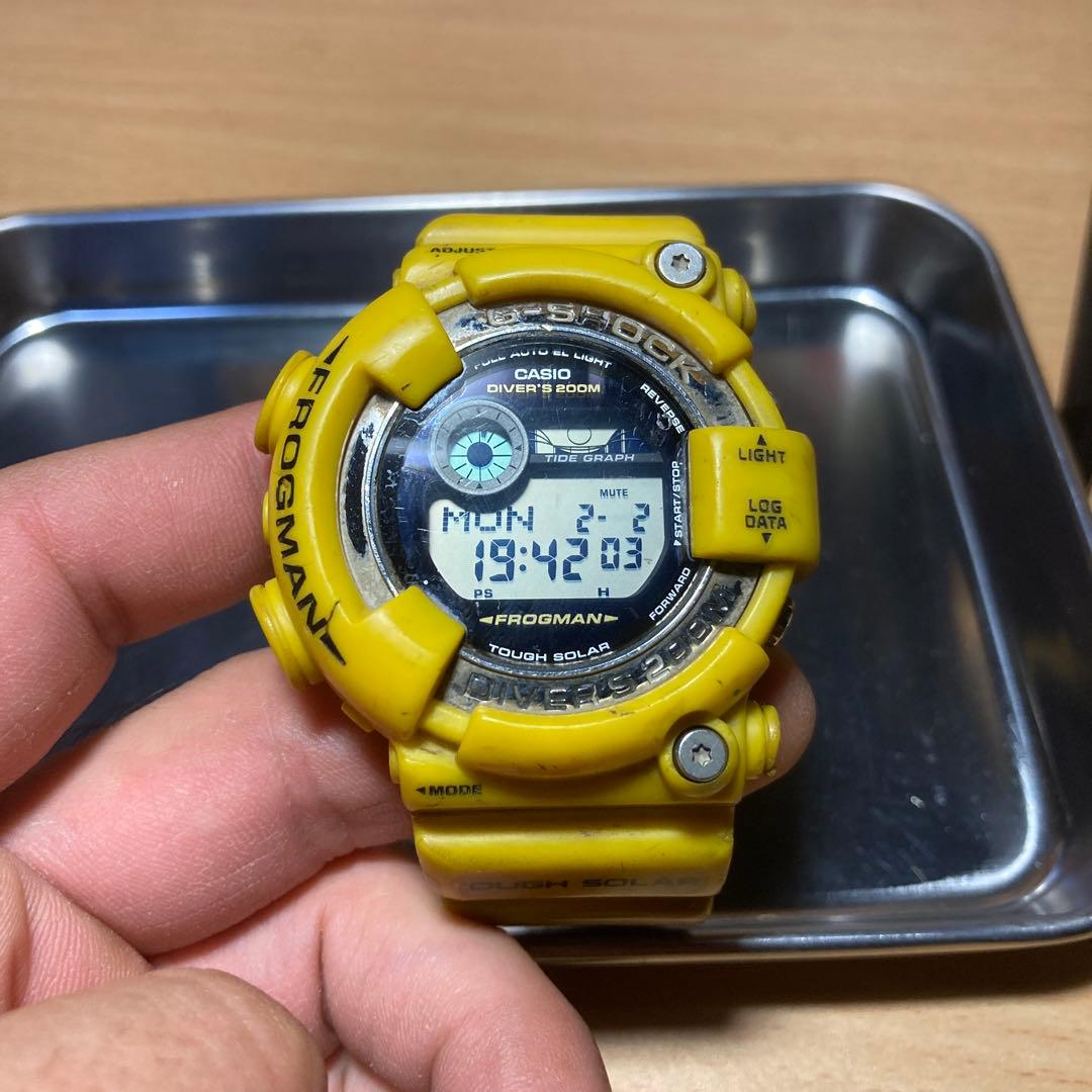 CASIO Frogman ダイバーズウォッチ イエロー