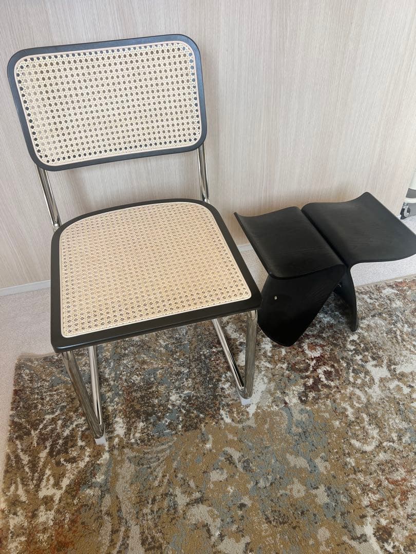 B-company ラグ 絨毯 おしゃれ かわいい インテリア　ベージュ 赤