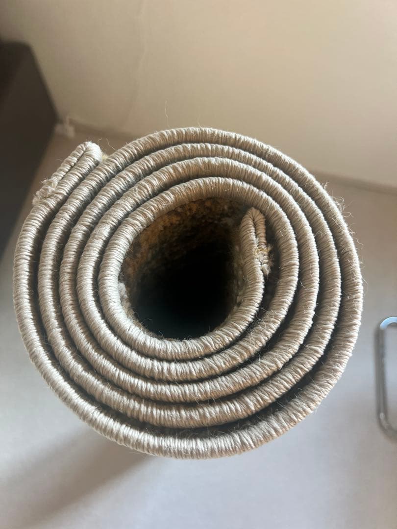 B-company ラグ 絨毯 おしゃれ かわいい インテリア　ベージュ 赤