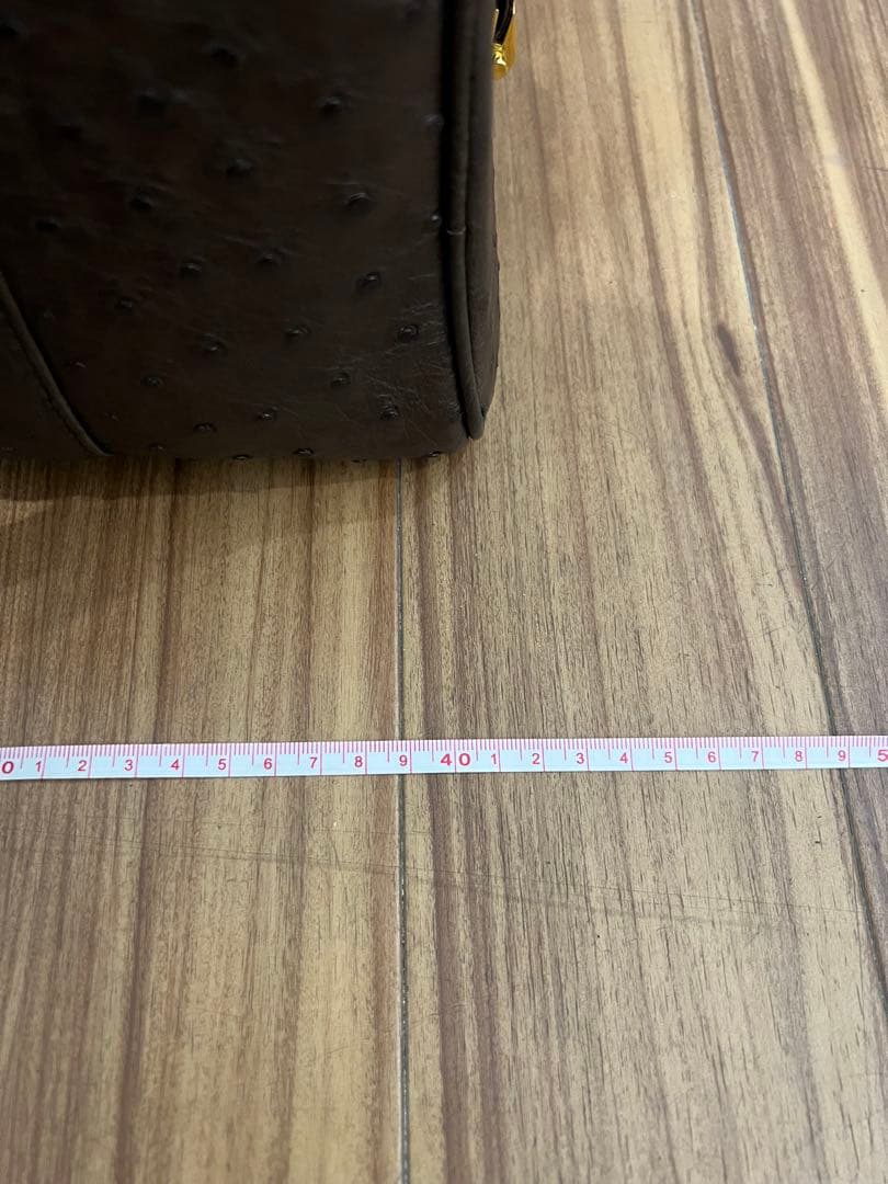 美品！オーストリッチ　ボストンバック　定価29万