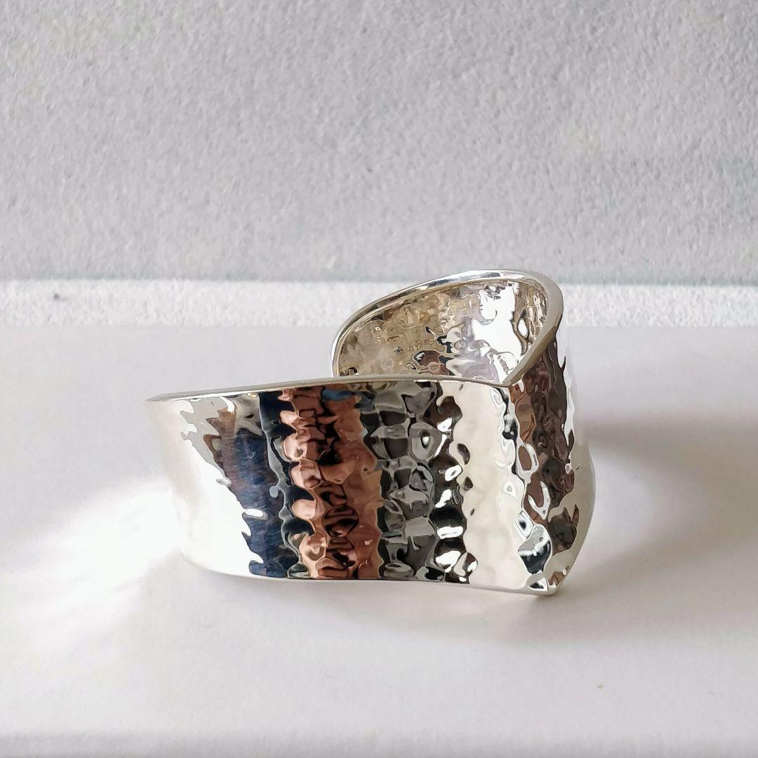 メキシカンジュエリー Hammered Cuff Bracelet